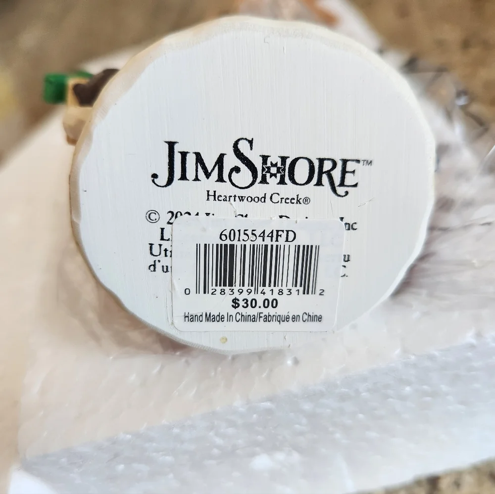 Jim Shore Santa Clause Gnome Ornament NIB